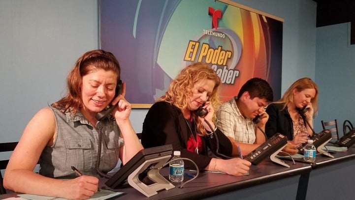 El Poder de Saber! — Telemundo Austin Phone Bank El Poder de Saber! — Telemundo Austin Phone Bank
