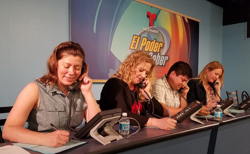 Attorney Kate And Colleagues Work Together To Help Immigrants By Participating In Telemundo's Phone Bank