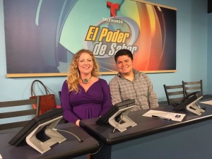 Immigration Attorney Kate Joins Telemundo Austin Phone Bank