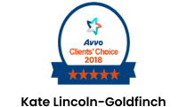 Avvo Clients Choice Award 2018 Kate Lincoln Goldfinch