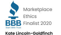 BBB Marketplace Ethics Finalist 2020 Kate Lincoln Goldfinch