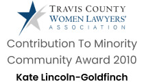 TCWLA Contribution To Minority Community Award 2020 Kate Lincoln Goldfinch