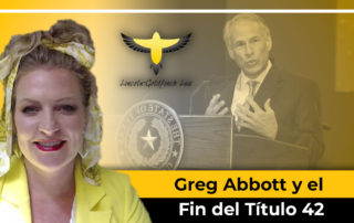 Gobernador Greg Abbott Y El Fin Del Título 42