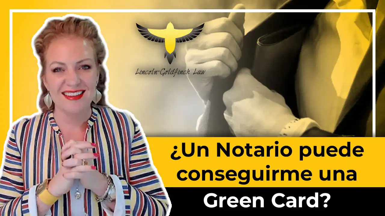 Un notario puede conseguirte una green card